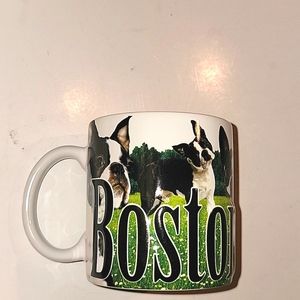 AMERICAWARE 3D BOSTON TERRIER DOG COFFEE MUG